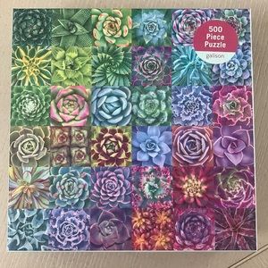500 piece succulent puzzle